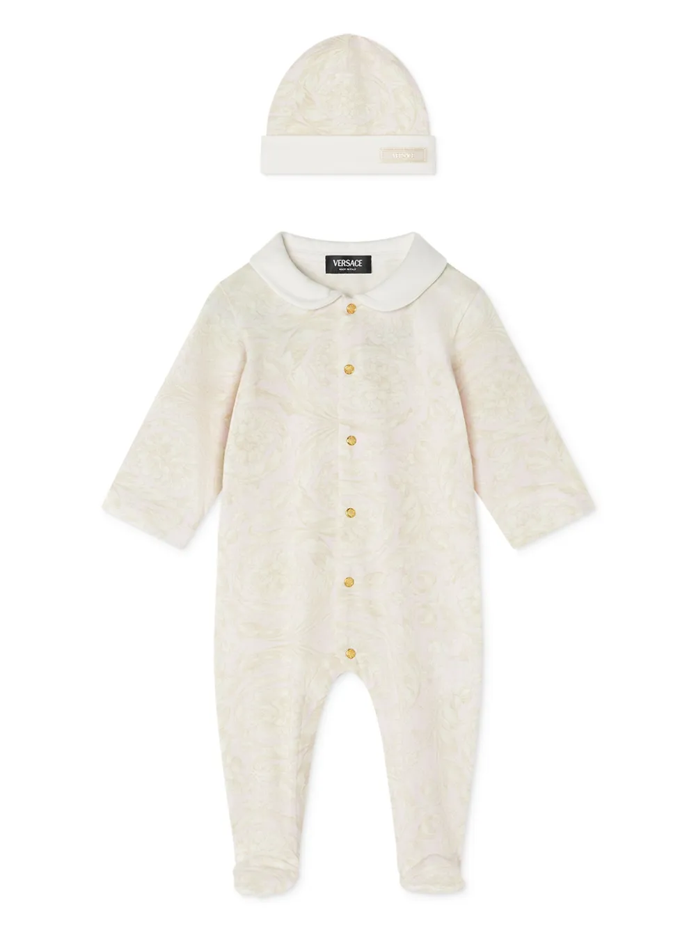 

Пижама с принтом Barocco Versace Kids, нейтральный