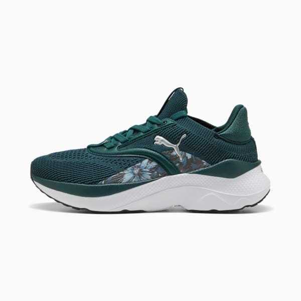 Женские кроссовки Softride Mayve Bloom Puma, зеленый