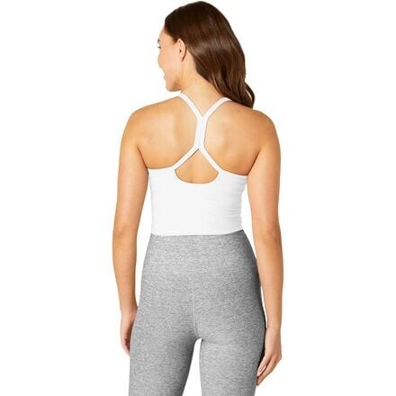 

Укороченная майка Spacedye Slim Racerback женская Beyond Yoga, цвет Cloud White
