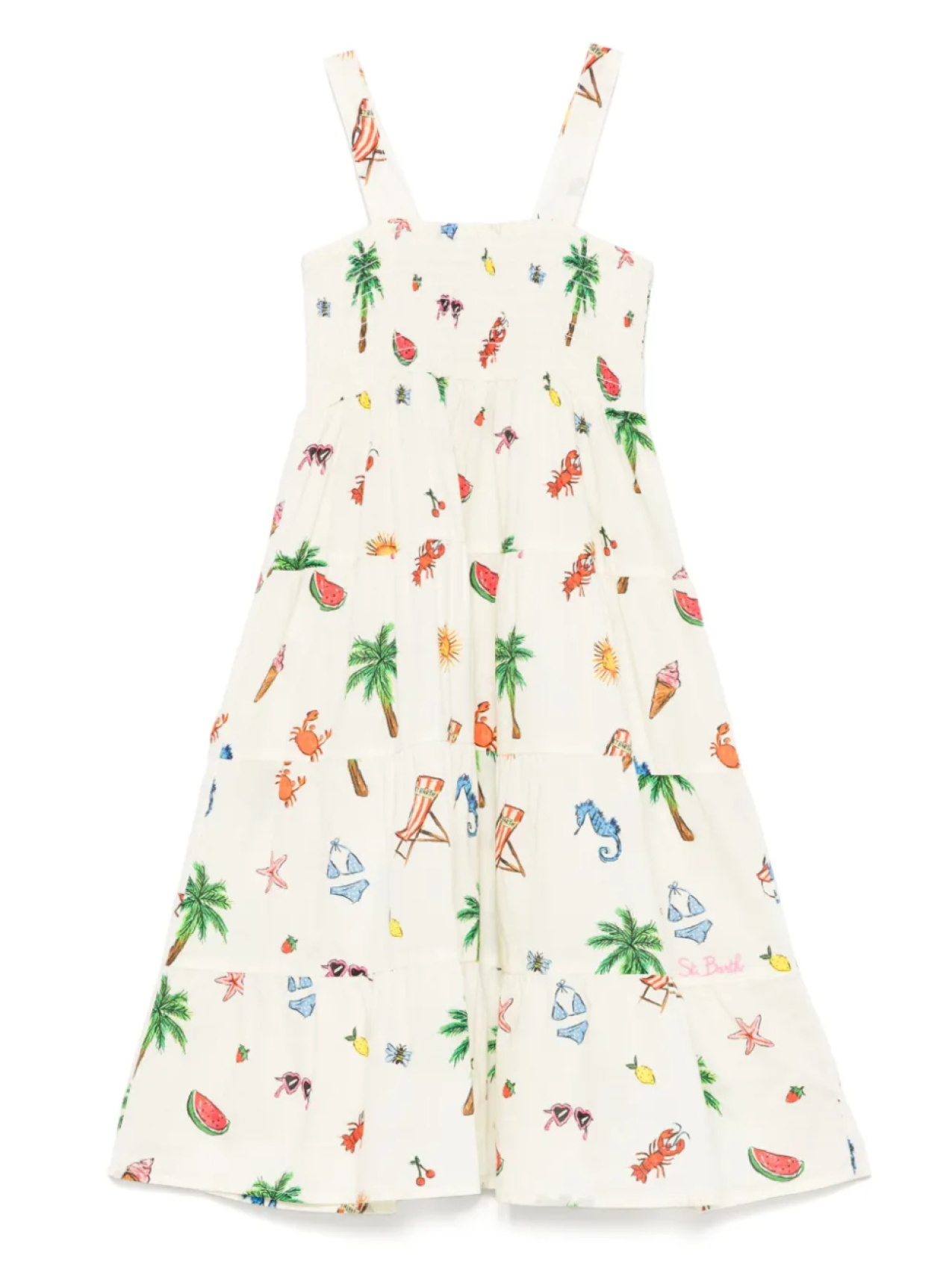

Платье Джемины MC2 Saint Barth Kids, нейтральный