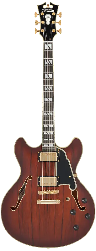 

Электрогитара D'Angelico Deluxe DC Satin Brown Burst w/Case