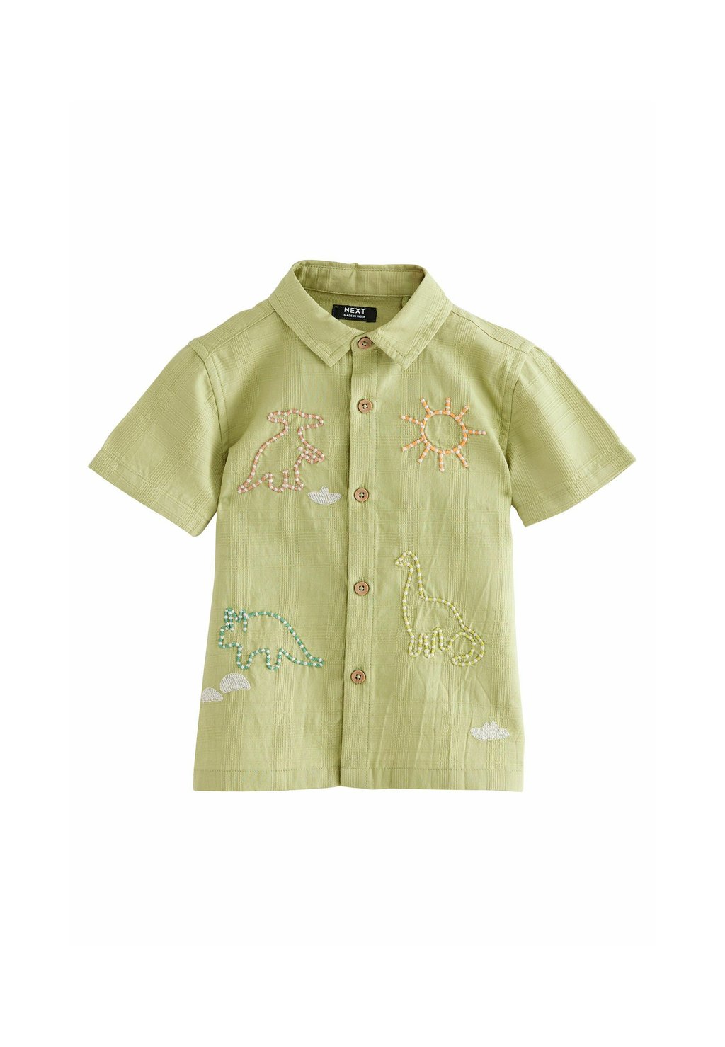 

Рубашка REGULAR FIT - SHORT SLEEVES Next, зеленый