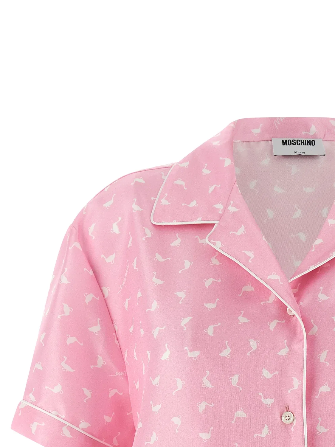 Рубашка «Goose» Moschino, розовый — фото 3