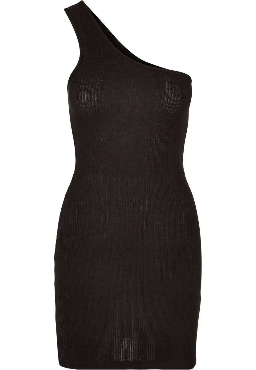 

Платье-рубашка URBAN CLASSICS " Urban Classics Women's Ladies Rib One Sleeve Dress" (1 шт.), черный