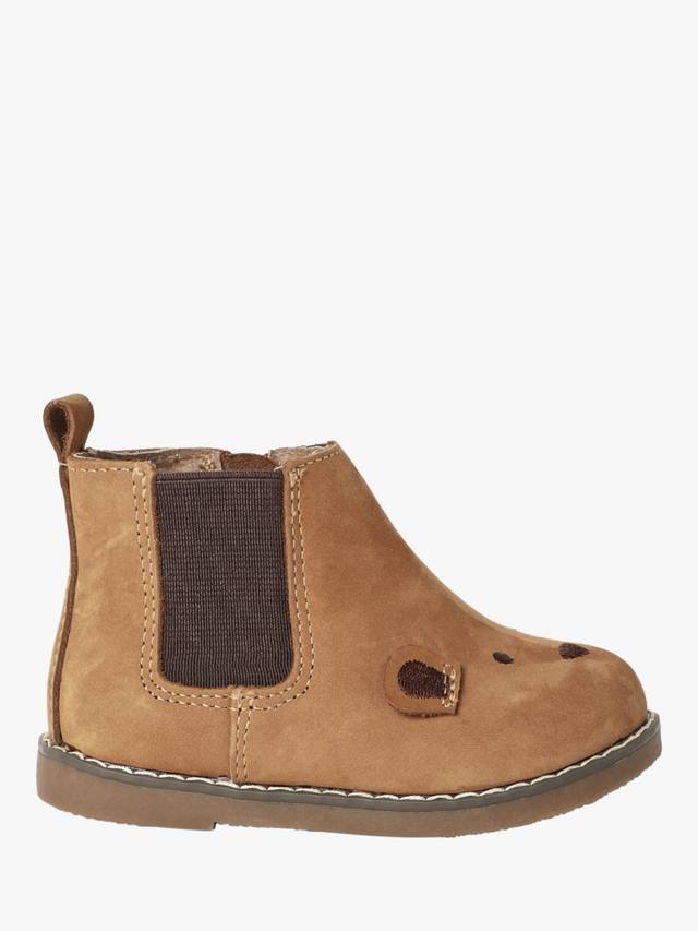 

Детские кожаные ботинки Bear JoJo Maman Bébé, Brown