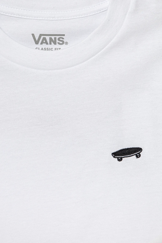 Детская хлопковая футболка SALTON Vans, белый — фото 3