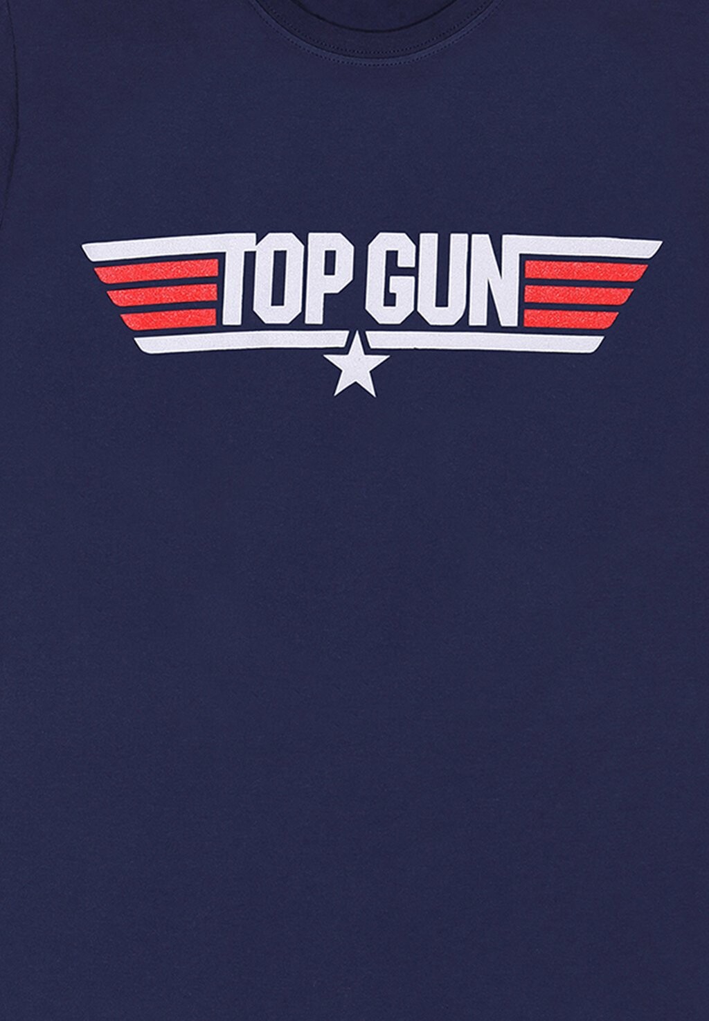 

Футболка с принтом TOP GUN LOGO Henry Tiger, темно-синий