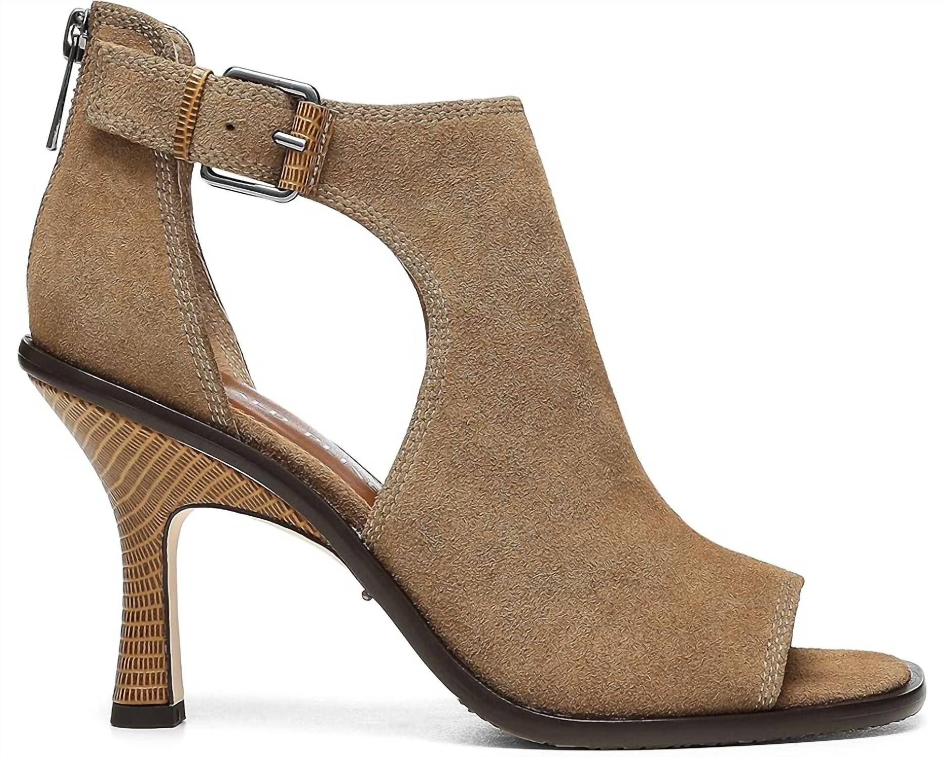 Женские босоножки на каблуке Era из замши Biscotti Donald Pliner, цвет biscotti suede