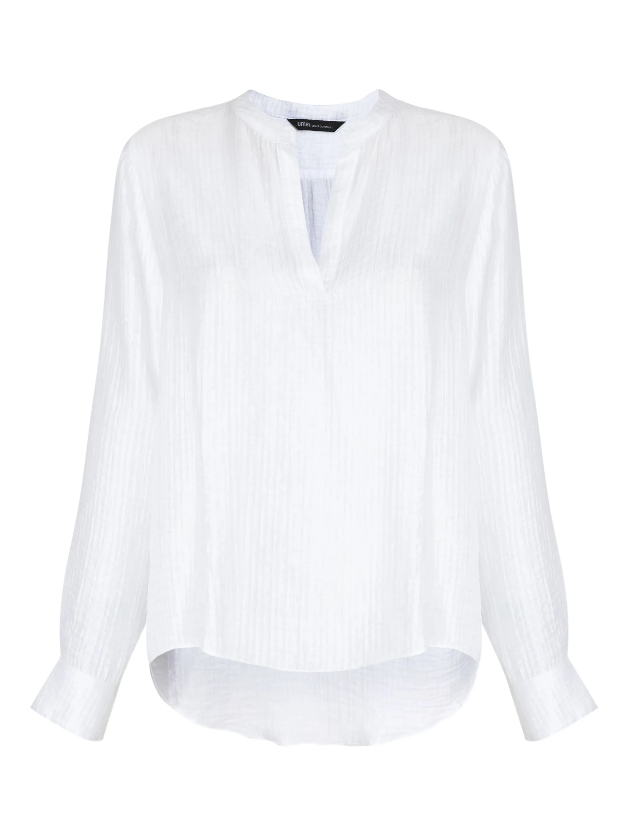 

Фактурная блузка с V-образным вырезом Uma | Raquel Blay, белый