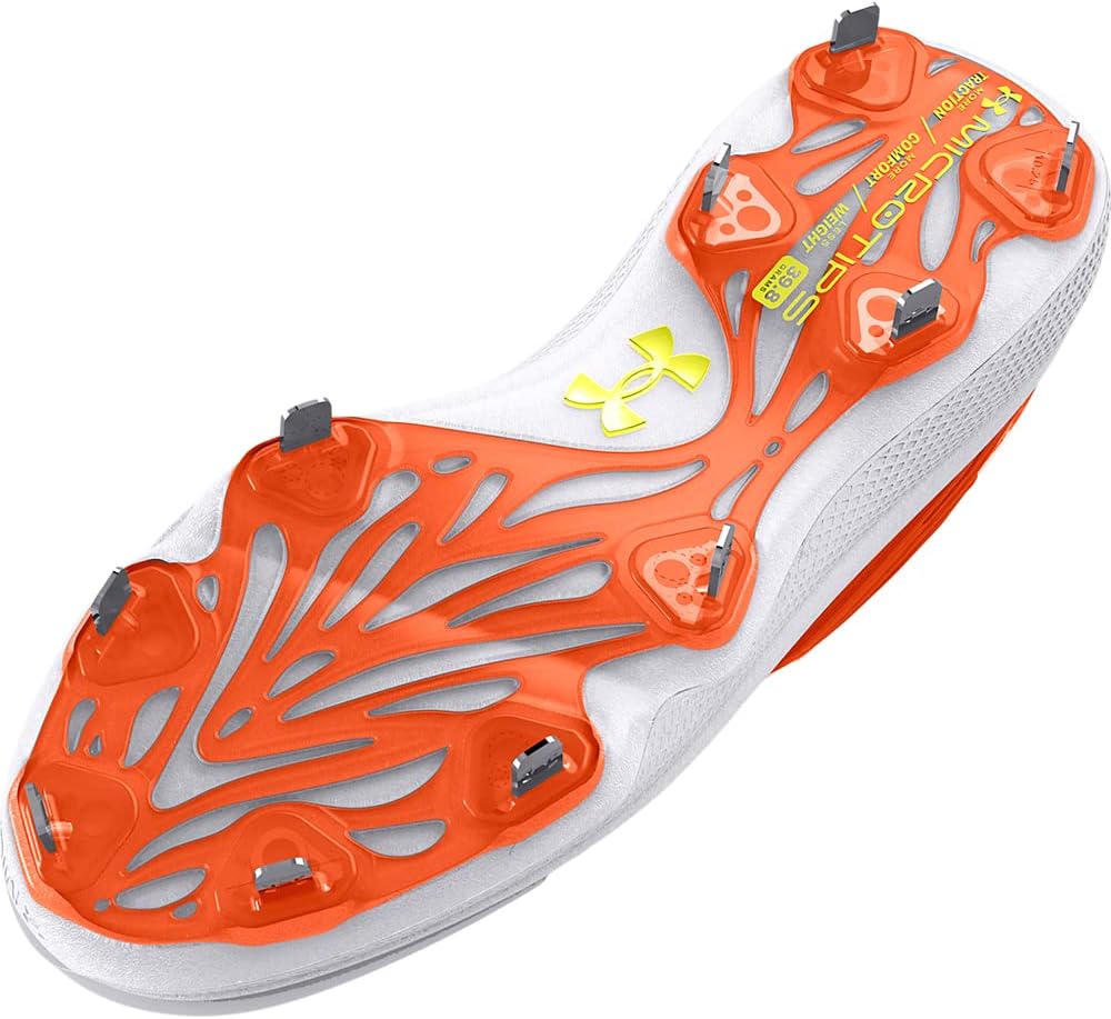 Бейсбольные бутсы Under Armour для мужчин Yard Low Mt, оранжевый — фото 2