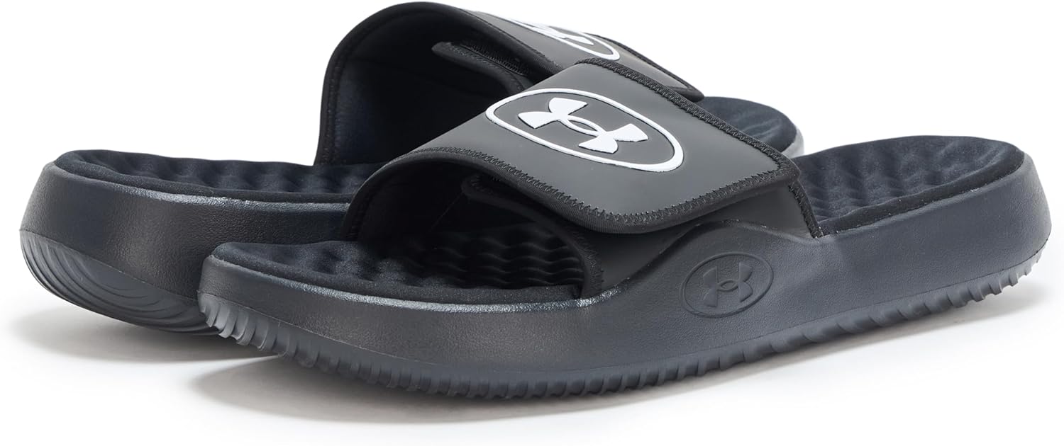 Under Armour мужские сланцы Ignite Pro 8, (001) Black/Galaxy Black/Black — фото 3