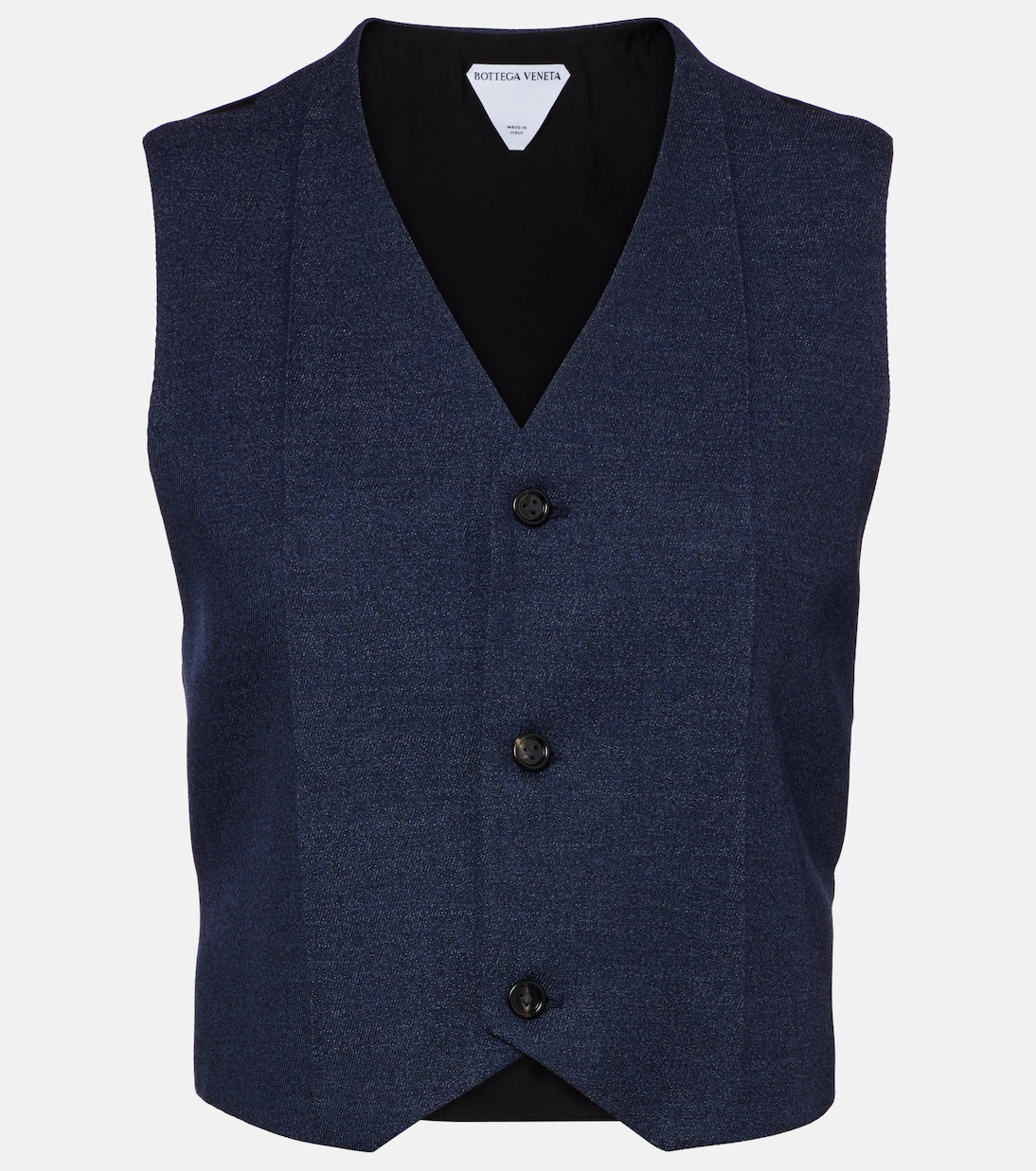 

Шерстяной жилет Drill Bottega Veneta, Dark Indigo