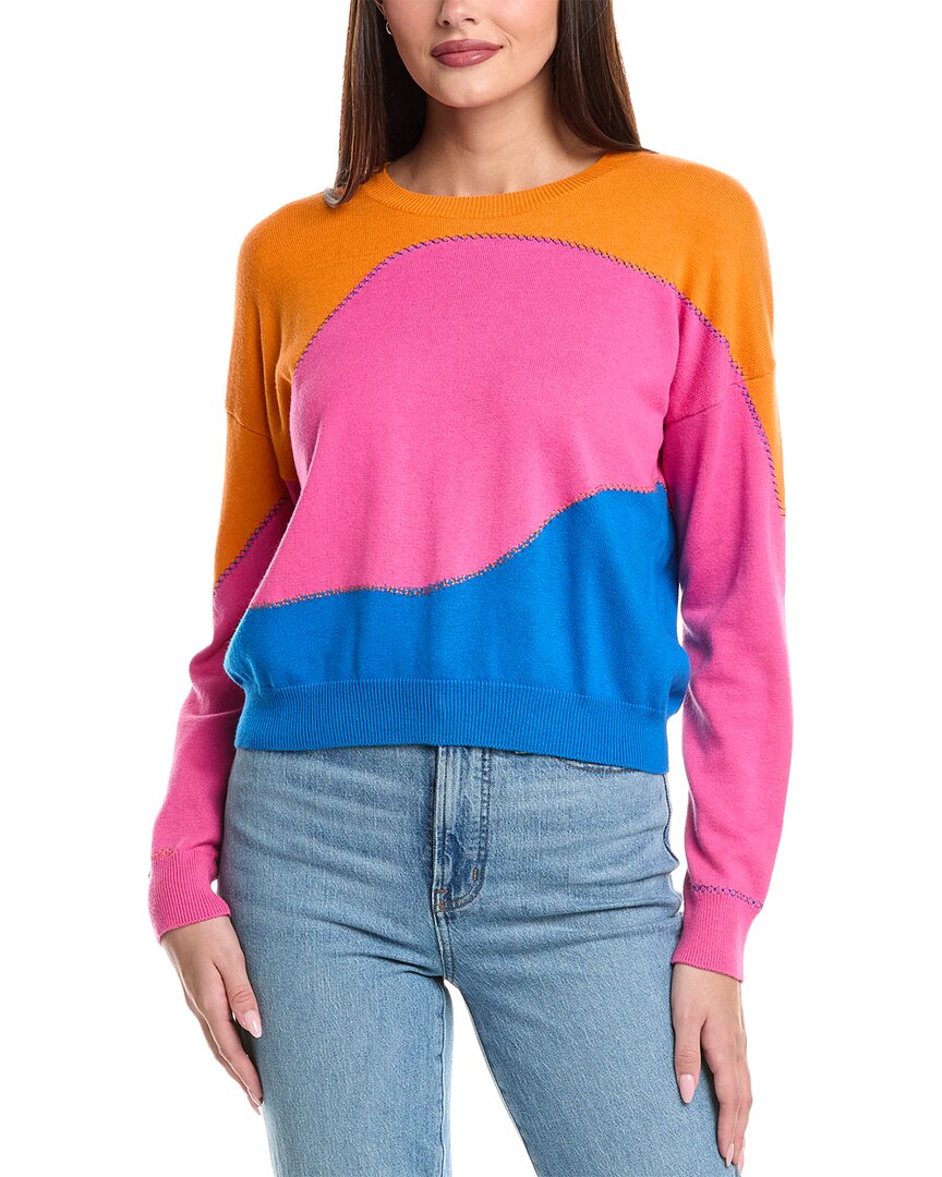 

WISPR Riley Wave Свитер из смесового шелка, розовый