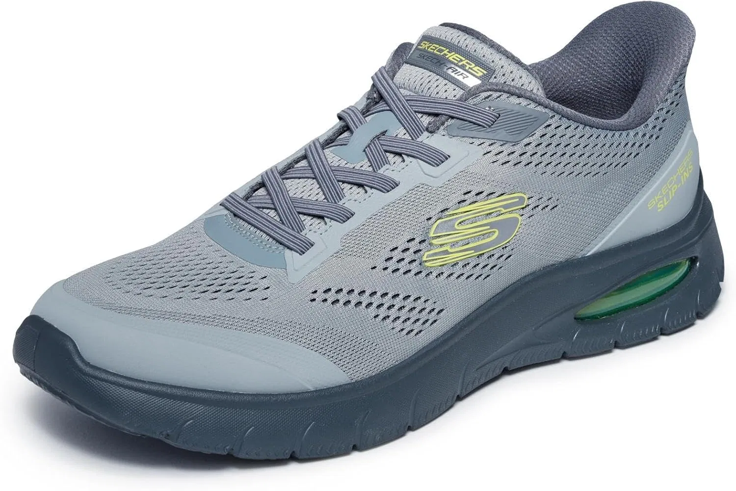 Мужские кроссовки Skechers Skech-Air Summits, Charcoal Lime Green