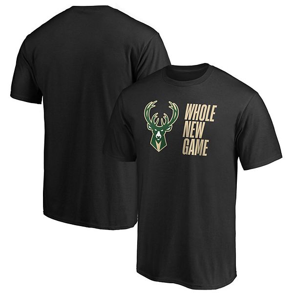 

Мужская футболка fanatics branded milwaukee bucks whole new game team черная Unbranded