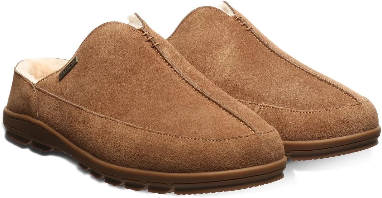 

Мужские тапочки BEARPAW Bruce | Мужская классическая замша | Мужские слипоны | Удобная повседневная обувь