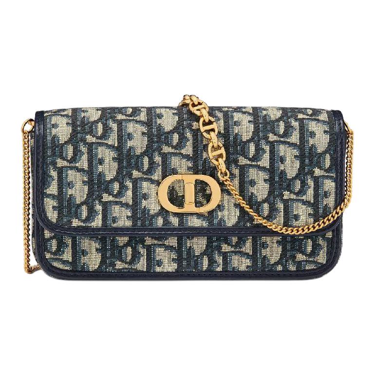 

DIOR Сумка через плечо Miss Caro Cotton Small Women's Blue