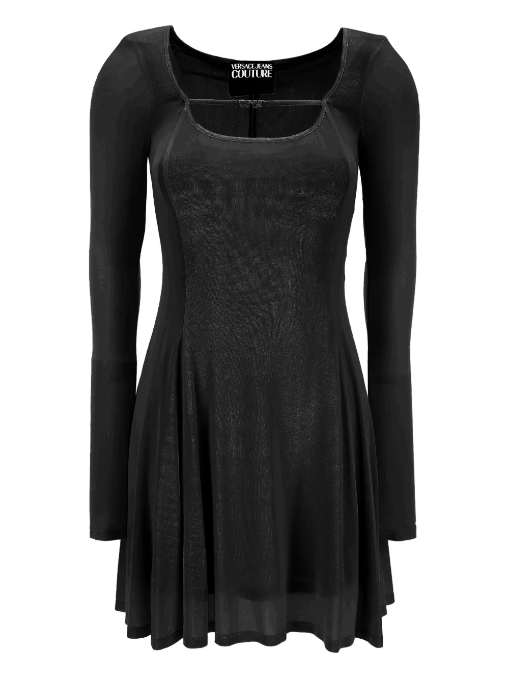 

Платье с U-образным вырезом Versace Jeans Couture, черный