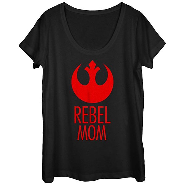 

Футболка женская Rebel Mom Star Wars