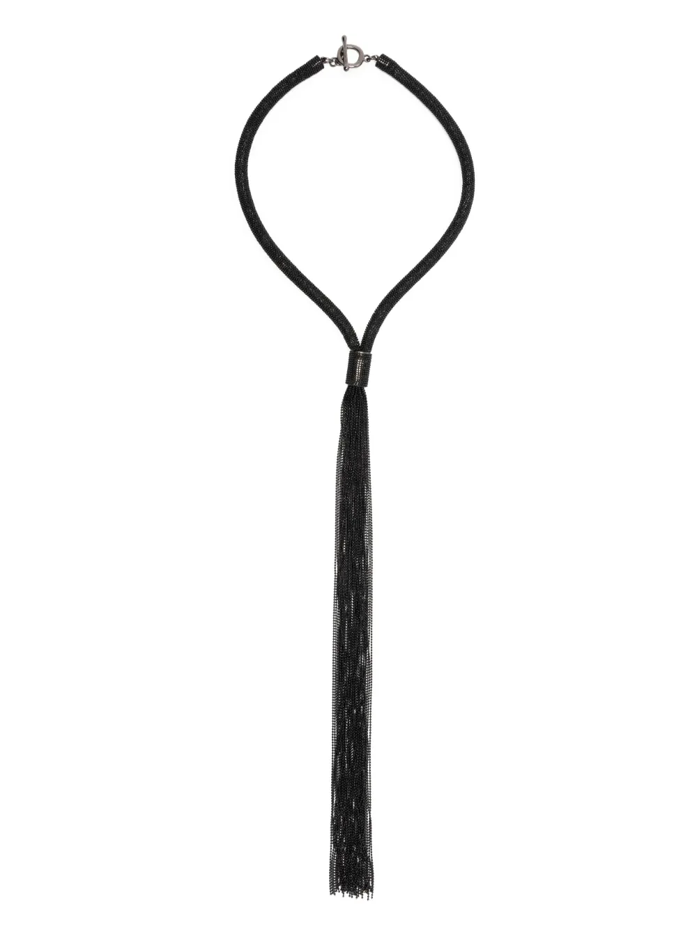 

Колье с бахромой Fabiana Filippi, черный