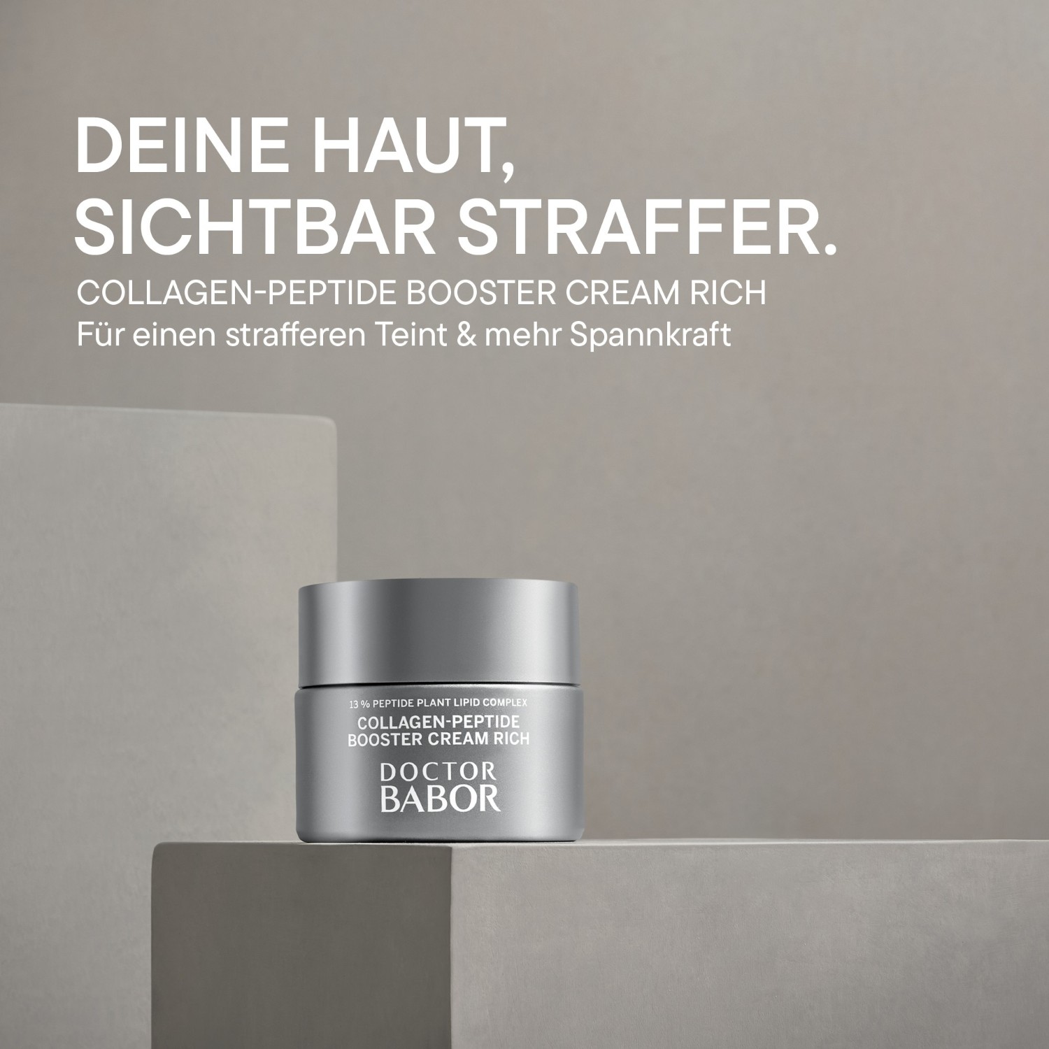 Крем для лица doctor babor collagen-peptide booster cream rich Babor, объем 50 мл — фото 4