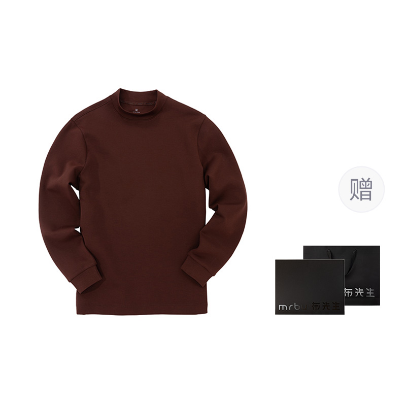 

Футболка мужская, полуводолазка, утолщенная, прямой крой Mr.Bu, [box]cigar-small turtleneck
