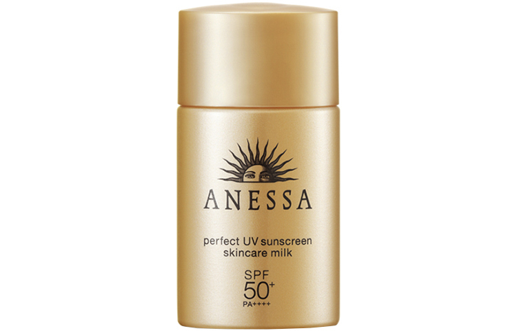 ANESSA Маленький флакон солнцезащитного лосьона Golden Bottle увлажняющий солнцезащитный крем 12мл/20мл/12мл*6/12мл*4 пробная версия — фото 2