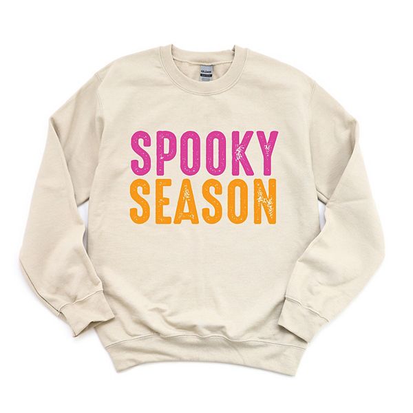 

Свитшот женский с принтом Spooky season bright distressed Simply Sage Market, Dust, Зеленый, Свитшот женский с принтом Spooky season bright distressed Simply Sage Market, Dust