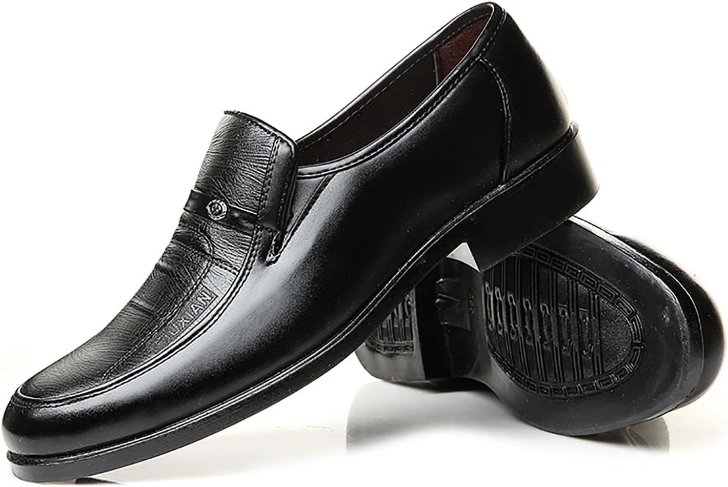 Лоферы мужские Slip On Loafers, Black DAO-UPPSE — фото 3