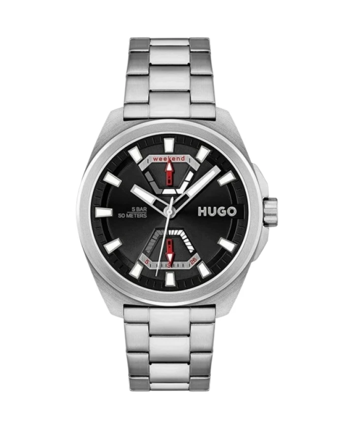 

Мужские часы из нержавеющей стали Hugo Boss, серый