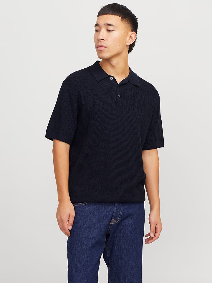 

Футболка поло Cooper Jack & Jones, темно-синий