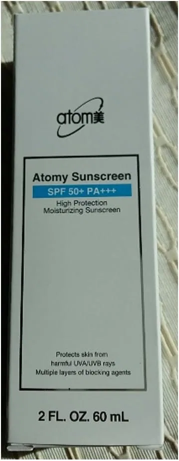 Солнцезащитный крем Atomy Suncream White SPF50+ PA+++ 60 мл, 2 шт — фото 4