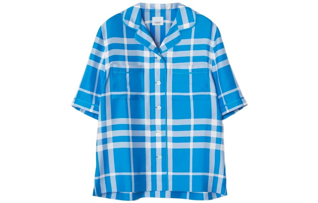 

Рубашка женская Burberry, ярко-синий