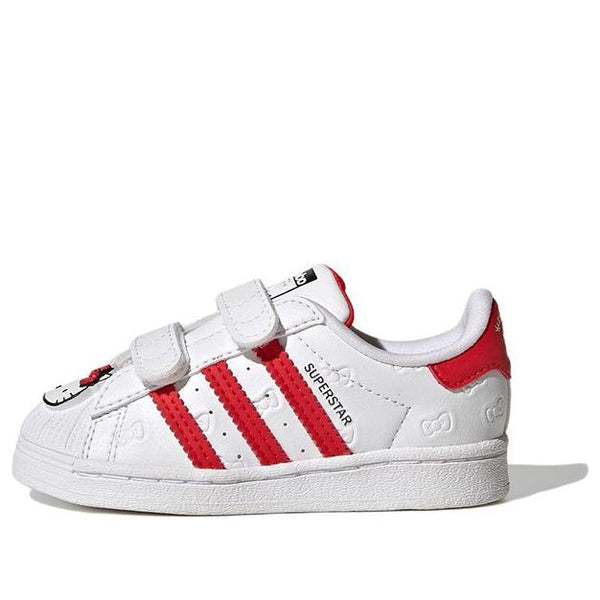 

Кроссовки оригинальные superstar x hello kitty shoes Adidas, белый