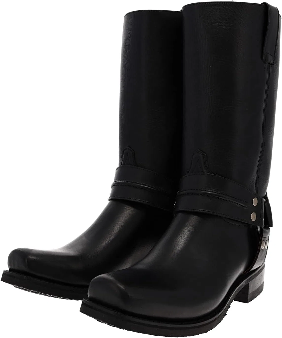 FB Fashion Boots FB Модные ботинки Унисекс байкерские ботинки синие высокие ботинки Лорен черные байкерские ботинки кожаные ботинки — фото 3