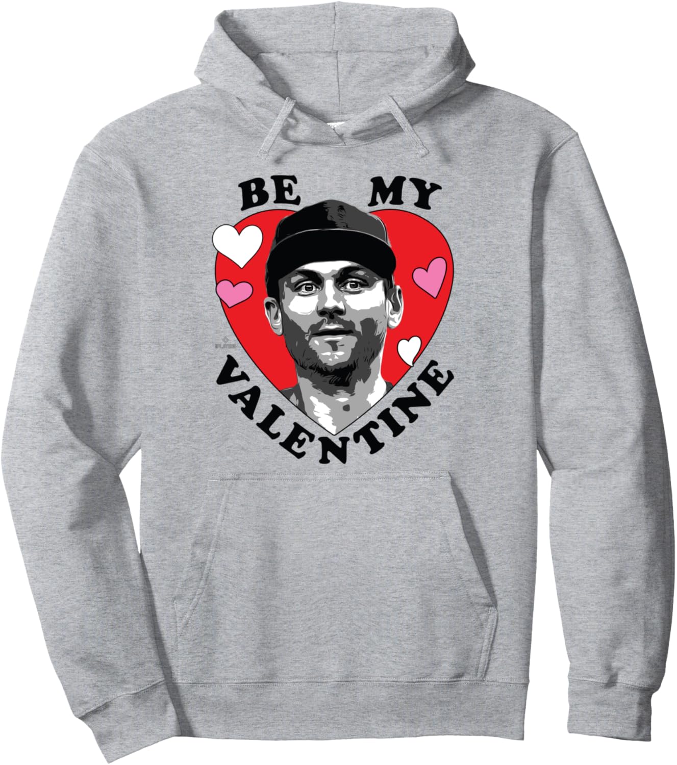 

Толстовка Trea Turner Be My Valentine Philadelphia Baseball MLBPA Ryno Sports, серый