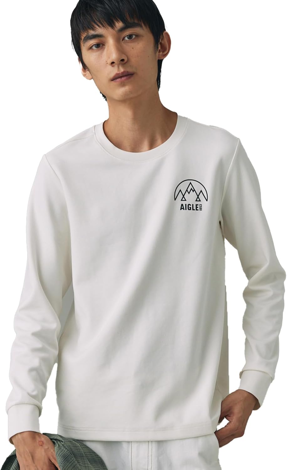 

Футболка с длинным рукавом Eggle Casual (Official) с защитой от УФ-излучения Aigle, белый