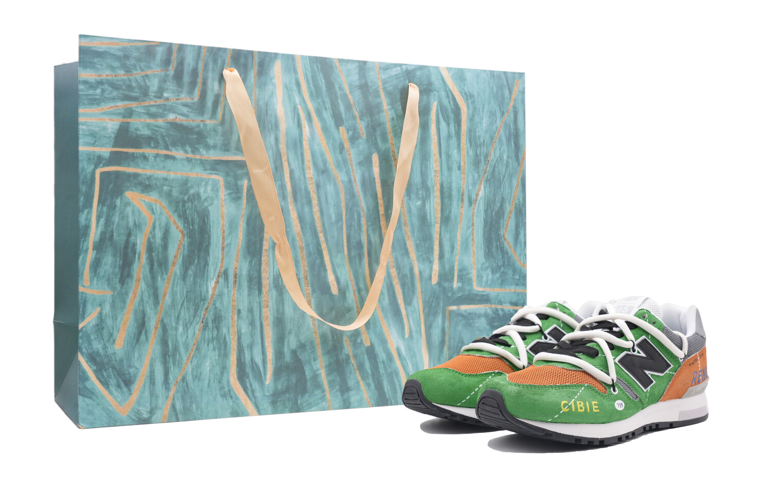 

Кроссовки NB 565 унисекс с низким верхом коричневые/зеленые New Balance