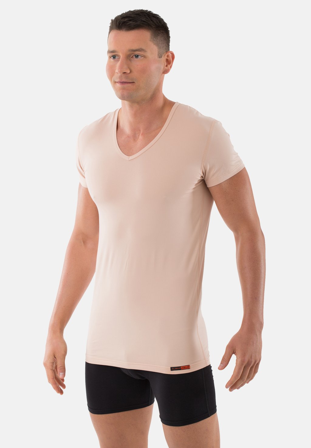 

Нижняя футболка V-NECK ATMUNGSAKTIV UNSICHTBAR KURZARM ALBERT KREUZ, бежевый