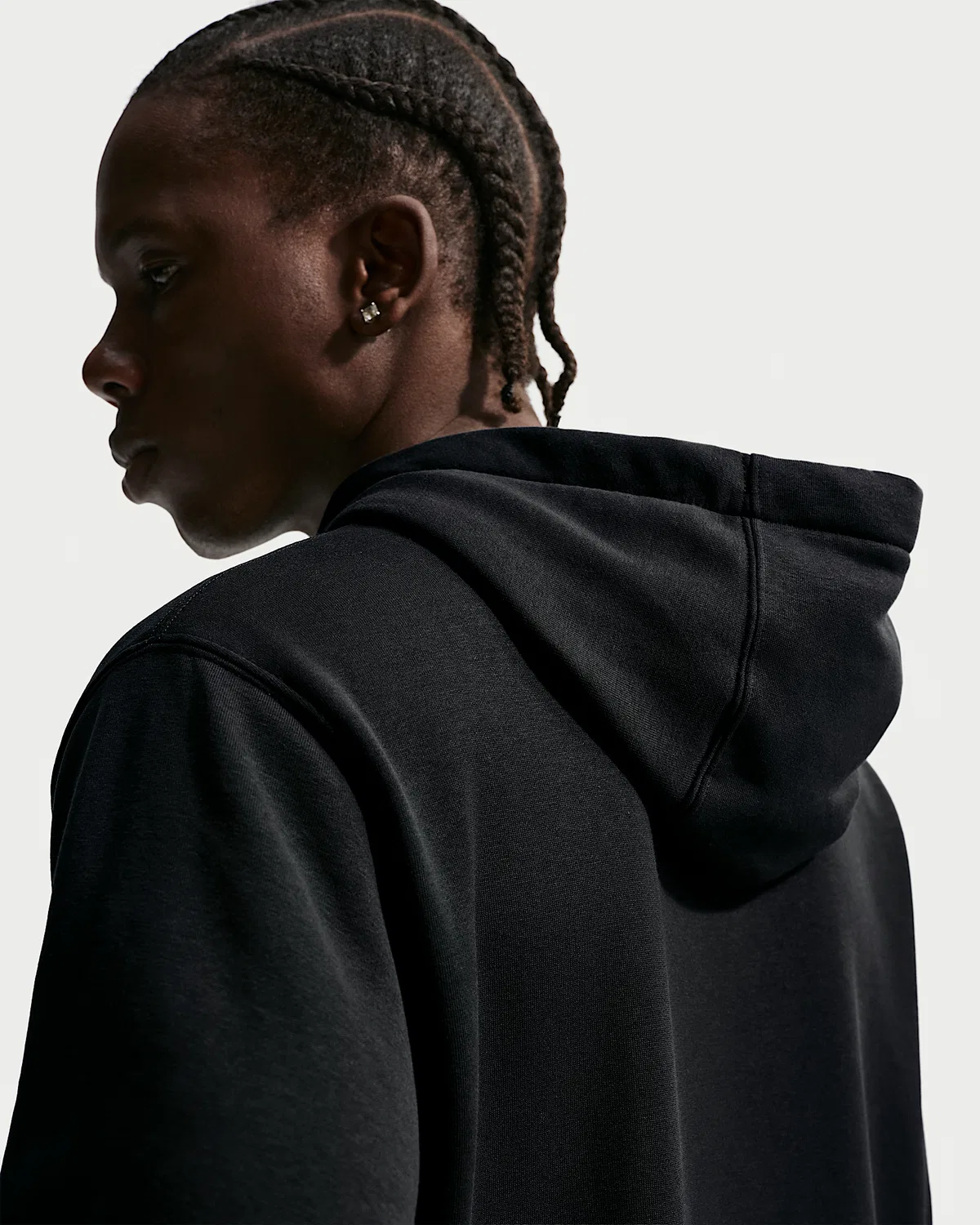 Мужская толстовка с капюшоном Nike для борьбы, Black — фото 2