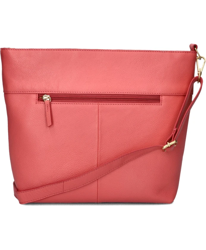 

Розовая кожаная сумка через плечо Sabine Loulou Essentiels, розовый