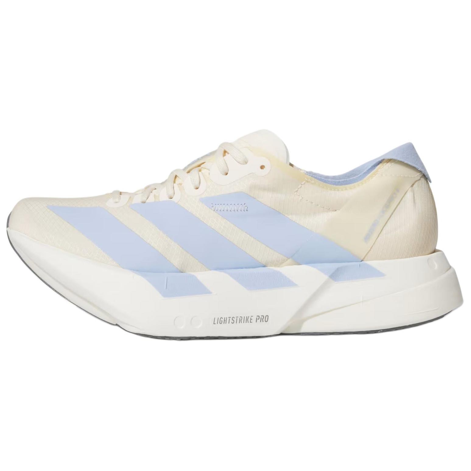 Adizero Adios Pro 4 теплые женские кроссовки Vanilla Onix Adidas, Beige Purple