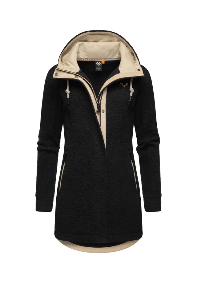 

Пальто из искусственного меха letti teddy флис Ragwear, черный