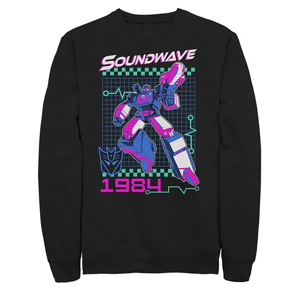 

Флисовая толстовка Big & tall Transformers Soundwave 1984 Licensed Character