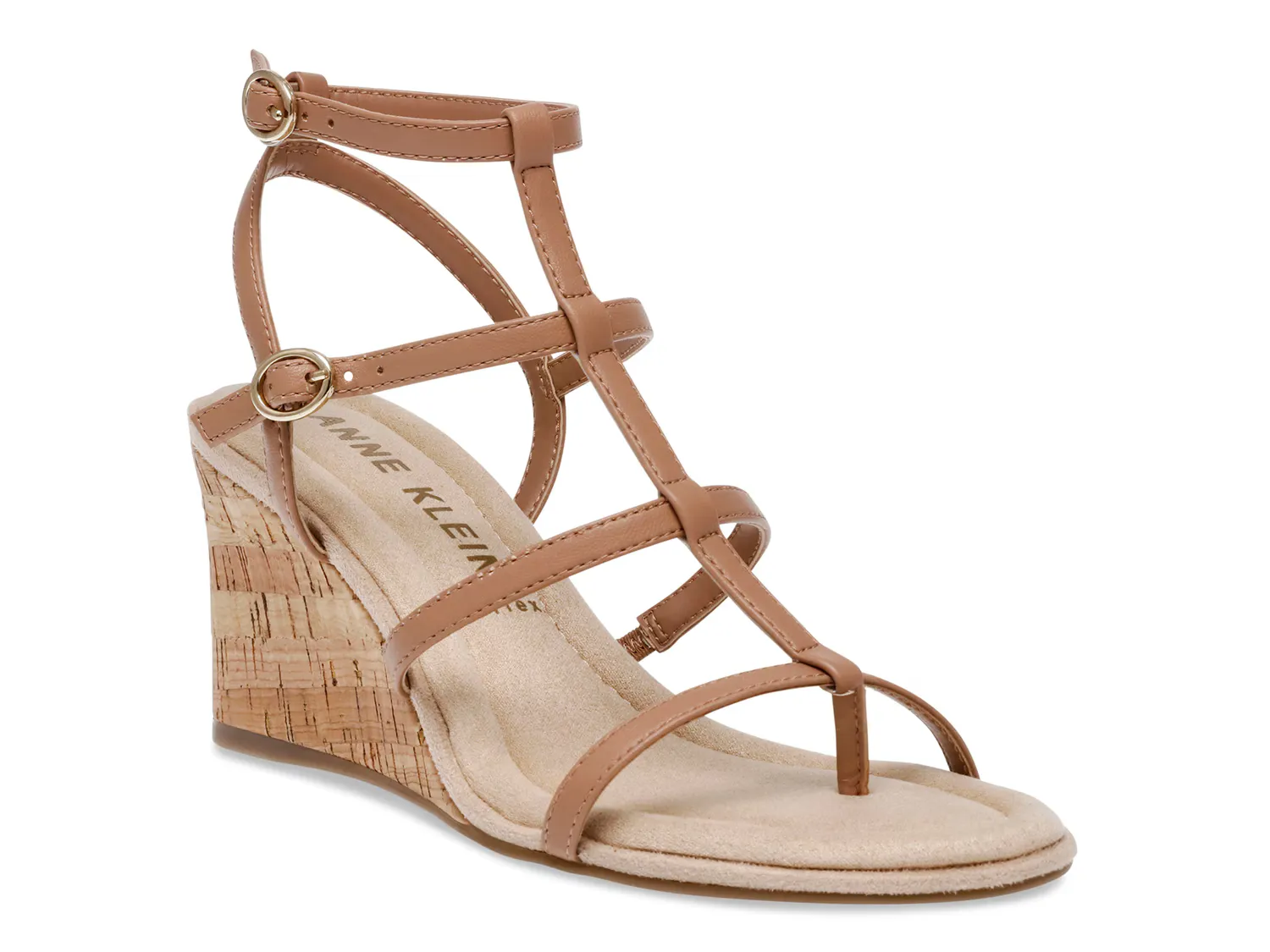 

Сандалии Seville Wedge Sandal Anne Klein, цвет tan