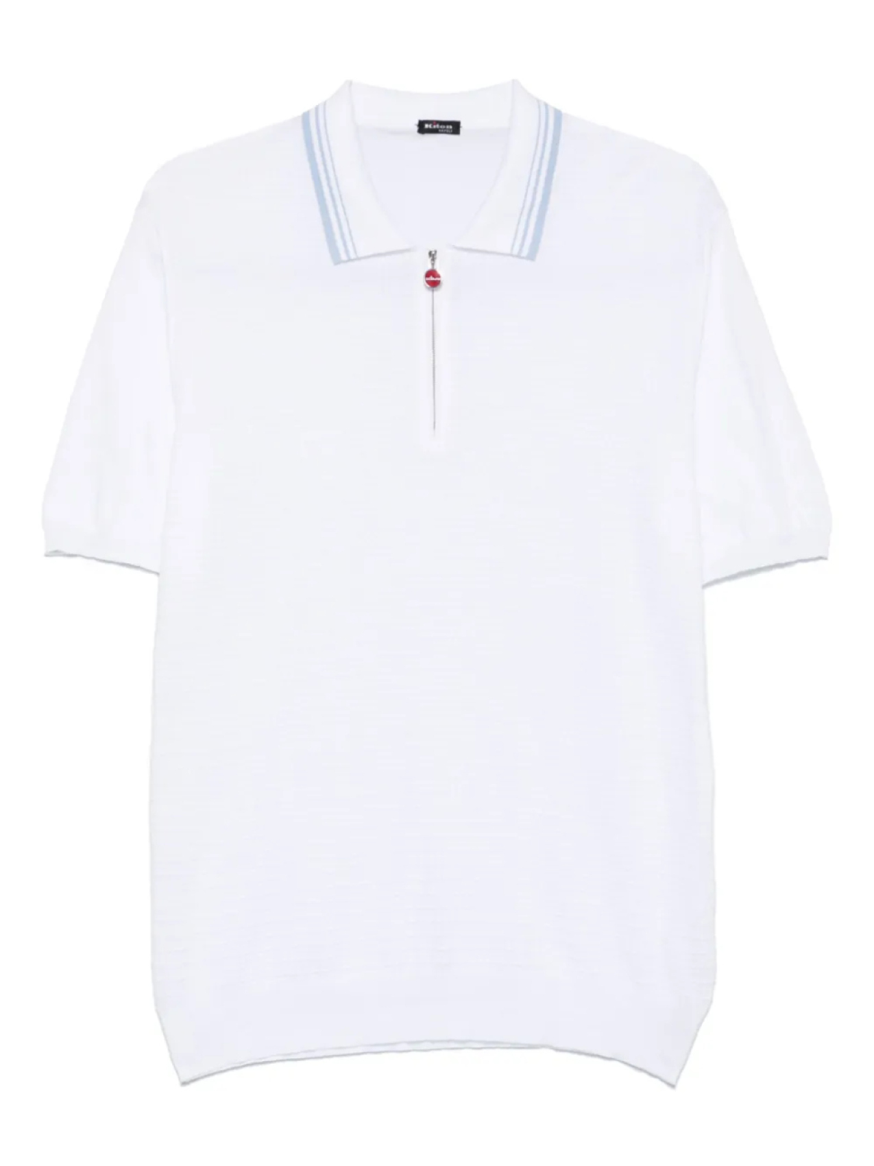 

Фактурная рубашка поло Kiton, белый