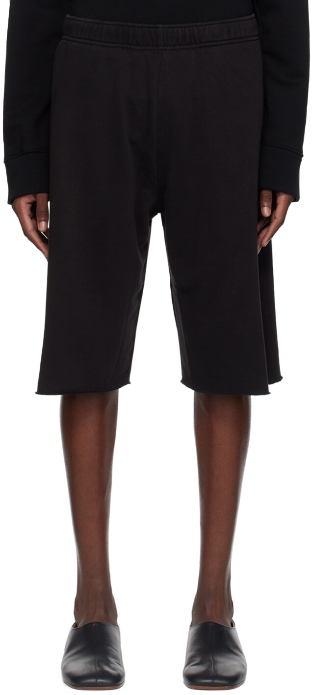 

Черные шорты на резинке MM6 Maison Margiela