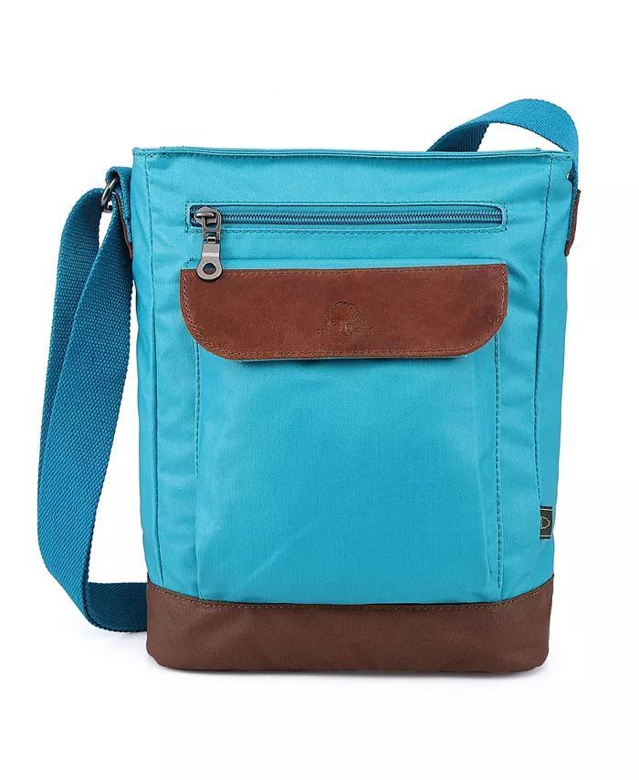 

Городской светлый холщовый поясной рюкзак Handbag TSD BRAND, синий