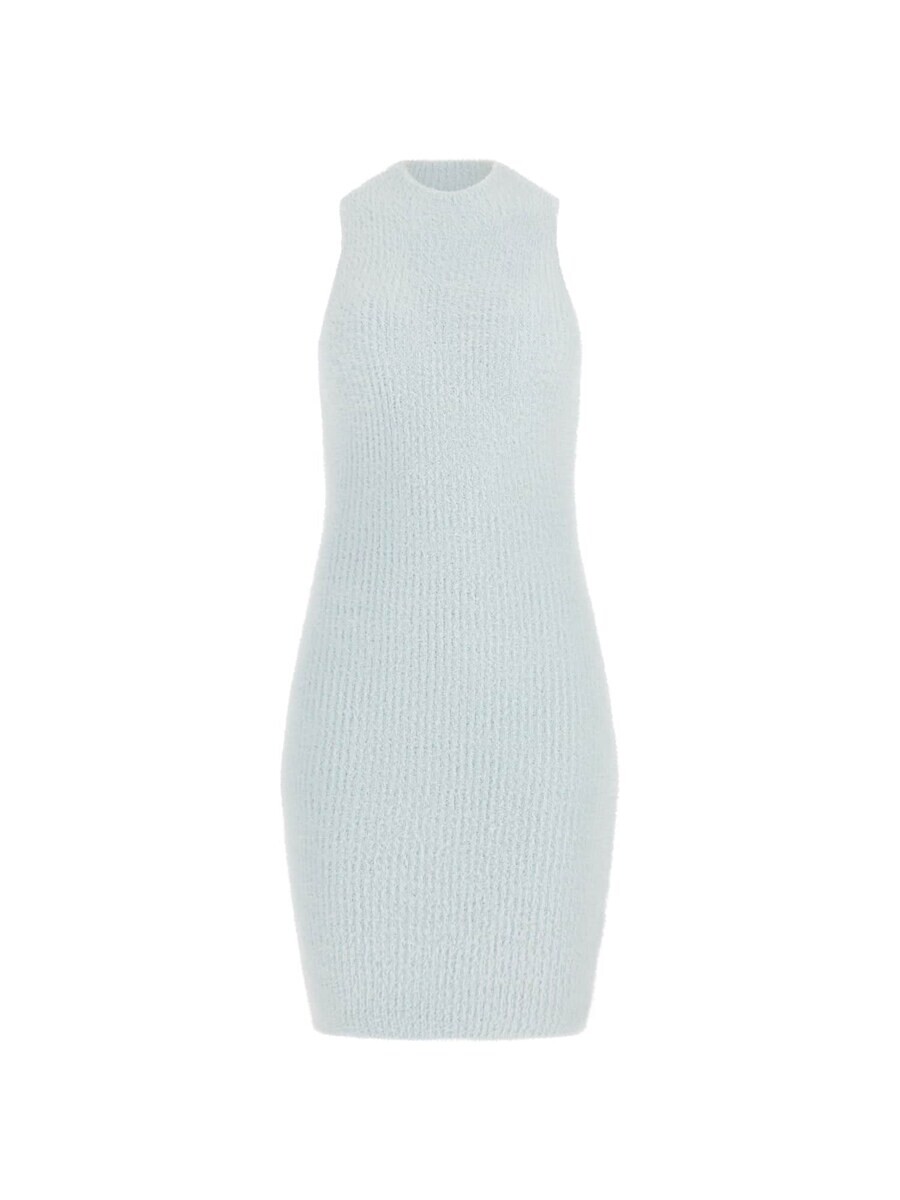 

Вязаное платье GUESS Knitted dress Vero, небесно-синий