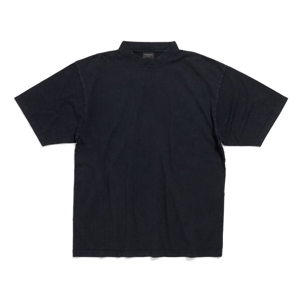 

Футболка hand-drawn t-shirt medium fit 'black faded' Balenciaga, черный